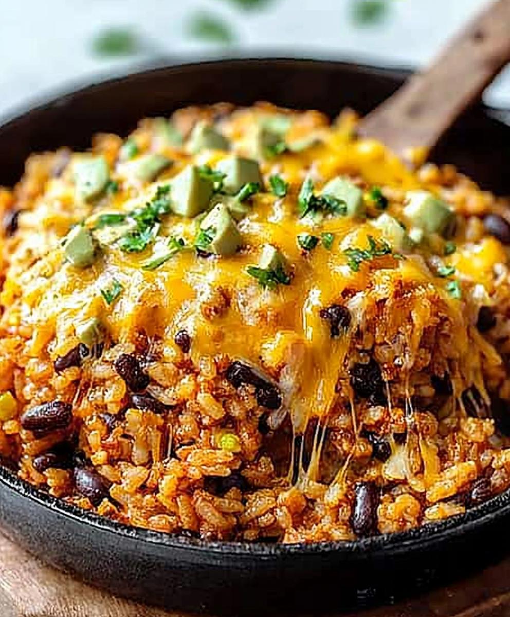 Cheesy Taco Rice Dish