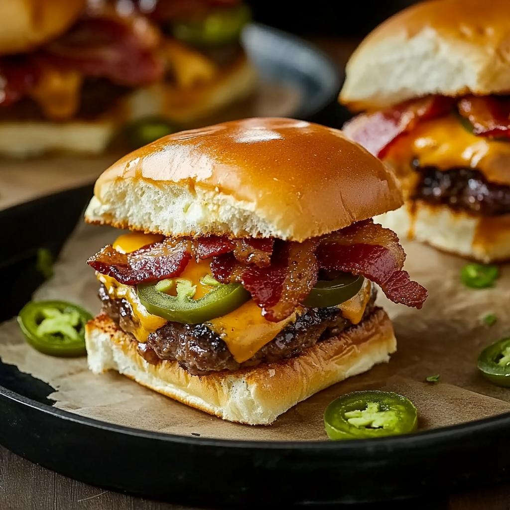 Cowboy Sliders with Bacon