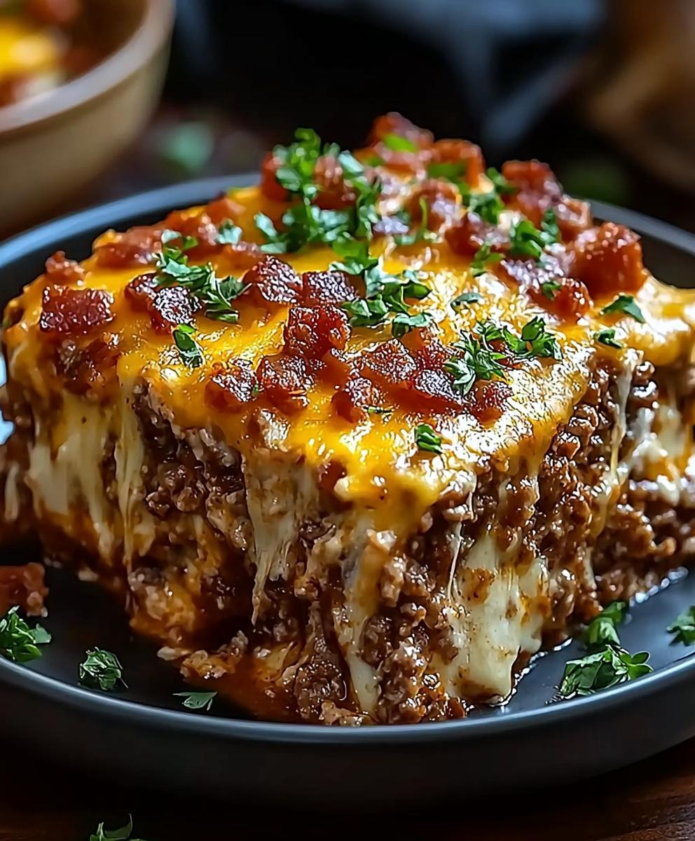 Cheesy Meatloaf Casserole