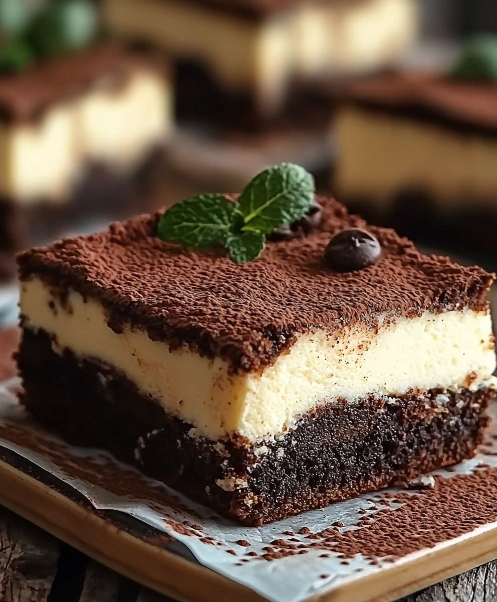 Tiramisu Brownies