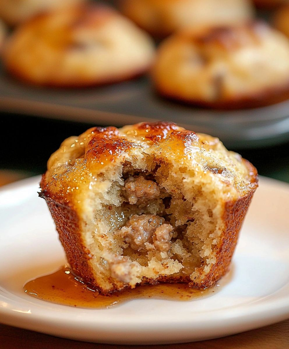 Sausage pancake muffins