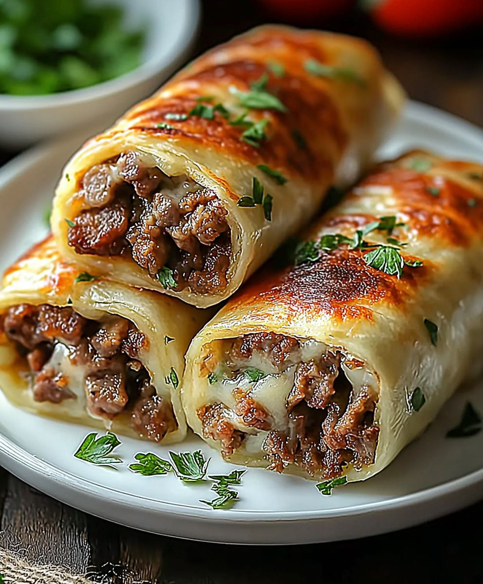 Keto Philly Cheesesteak Roll